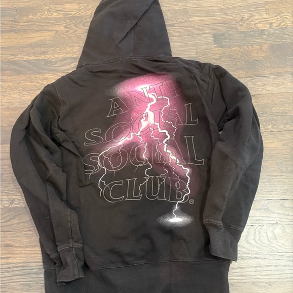 Anti Social Social Club Lightning Hoodie - Picture 1 of 4